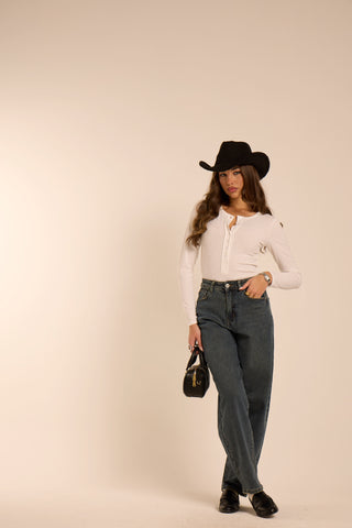 Top bottoncini ALICE