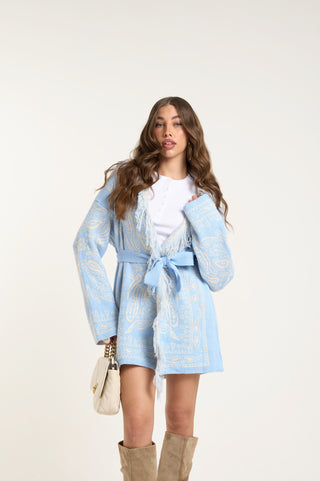 Cardigan Jacquard LIGHTAZUL