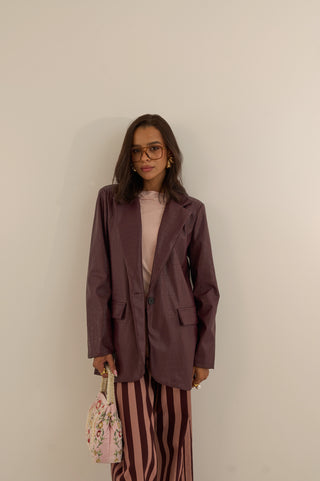 BLAZER OVERSIZE CROCODILE