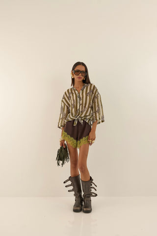 CAMICIA TUCSON ZEBRA VERDE