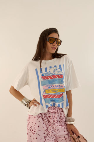 T-SHIRT LATTINA SARDIN