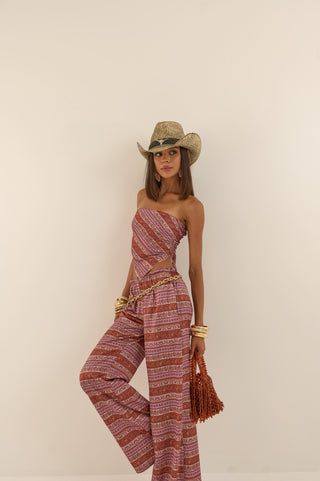 COORDINATO FOULARD TERRACOTTA