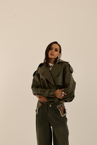 GIACCA TRENCH CROP BERLIN