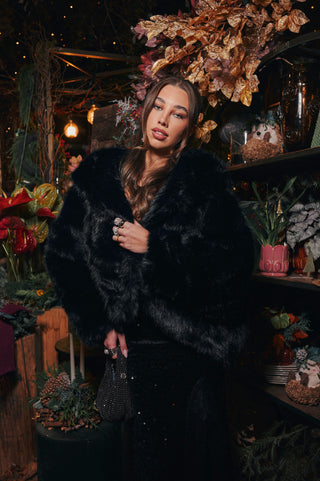 Eco Pelliccia MYN BLACK