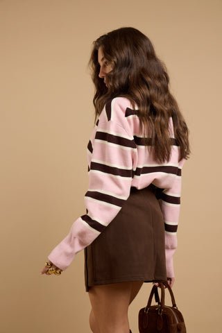 Gonna sartoriale in flanella JELLYBEAN