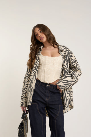 ZEBRE' DENIM SHIRT