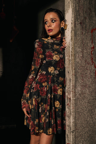 ABITO FLOREALE DEAD ROSE