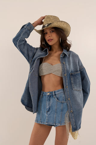 CAMICIA IN JEANS VINTAGE