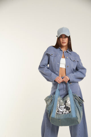 MICKEY MOUSE DENIM BIG BAG