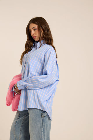 Camicia con spalline imbottite CIEL ROSÉ