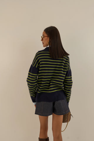 MAGLIONE COLLEGE VERDE LIME