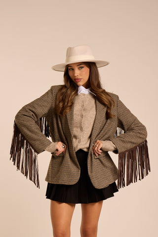 Blazer con frange STEFLEAH