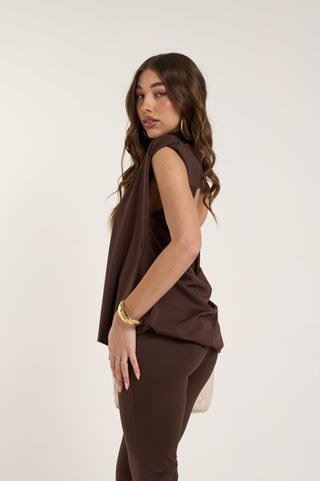 JUMPSUIT DARK CHOCOLATE