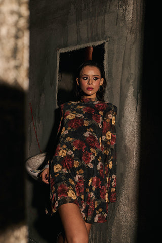 ABITO FLOREALE DEAD ROSE