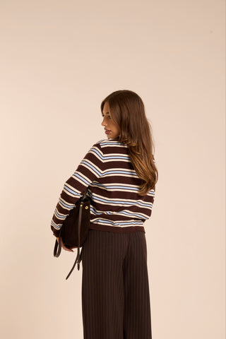 Maglione a righe OLY