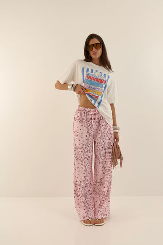 PANTALONE BANDANAS ROSA
