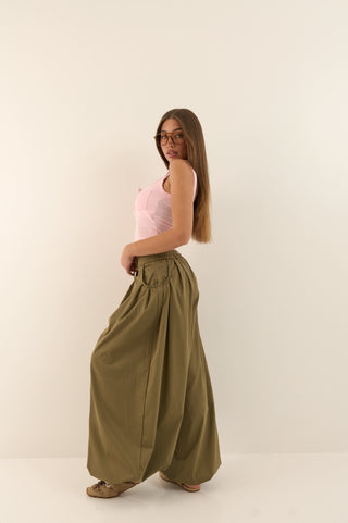 PANTALONE COOCON VERDE MILITARE
