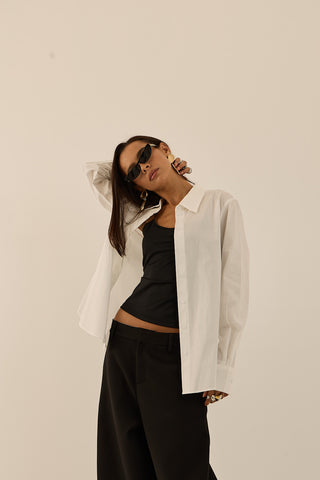 CAMICIA OVERSIZE BIANCA