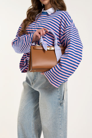 PARIGI BROWN KATY BIG bag