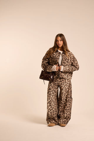 Giacca in denim maculata SAFARI