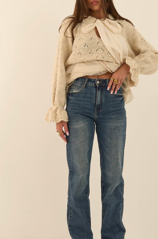 BASICO DRITTO DENIM JEANS