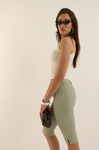 DENIM CAPRI PICNIC VERDE