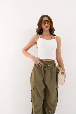 TOP BIANCO COSTUME RETRO'