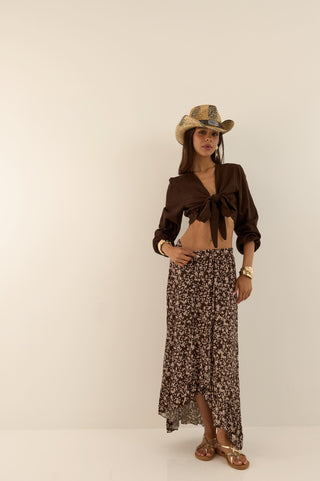 GONNA LUNGA FLOREALE LORETTA