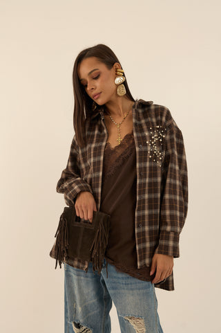 CAMICIA OVERSIZE PEARL