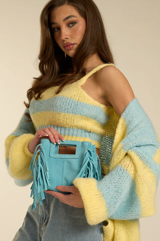 SANTA MONICA BAG AZZURRO