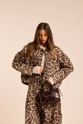 Giacca in denim maculata SAFARI