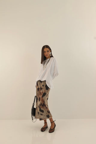 MAGLIA OVERSIZE BASIC BIANCO