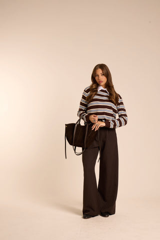 Maglione a righe OLY