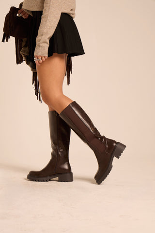 Stivale GLOSSY BROWN