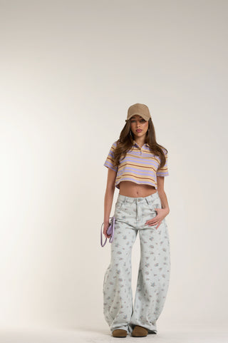 JEANS BALLOON FIORE LIBERO