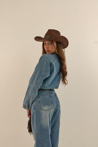 TUTA IN DENIM COWGIRL