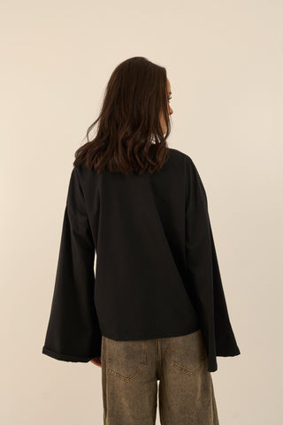 MAGLIA SQUADRATA BEL NERO