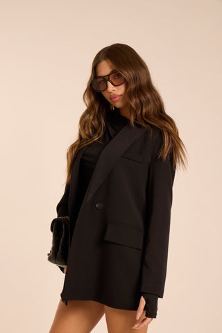 Blazer doppietto oversize BLACK