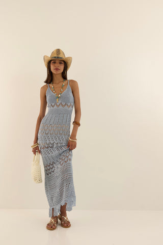ABITO LUREX MAREA AZZURRO