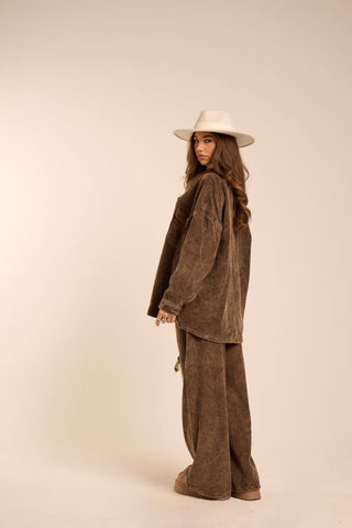 Pantalone Corduroy Wide