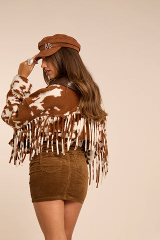 Mini gonna scamosciata MuiMui