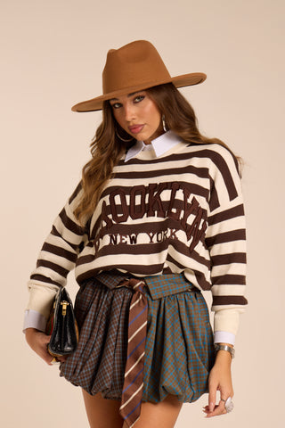 Maglione a righe BROOKLYN