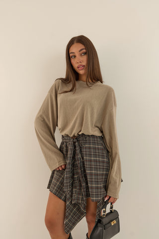 GONNA A CAMICIA MARTY INVERNO GRIGIO
