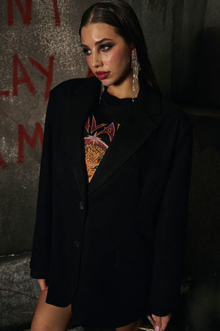 GIACCA BLAZER BLACK DAHLIA