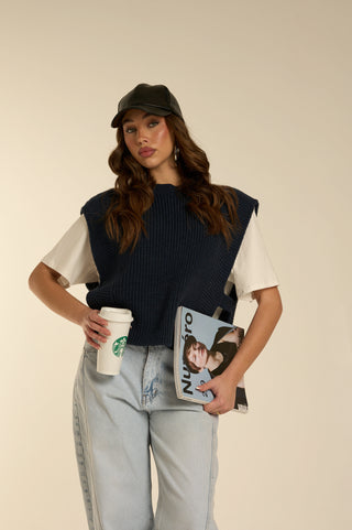 BLUE WARM EDGE smanicato