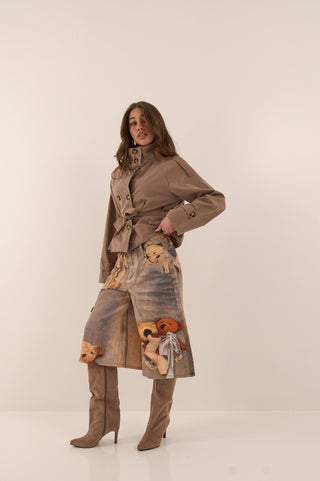 TRENCH CROPPED BURBER