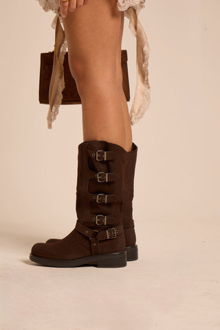 Stivale SUEDE Biker Alexis