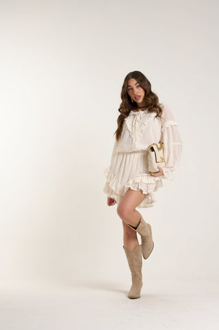 CREAM WILDFLOWER SET