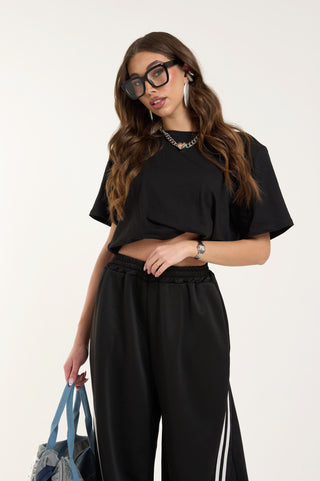 T-SHIRT CON SPALLINA IMBOTTITA