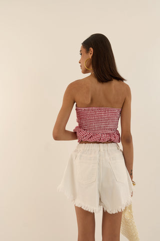 SHORTS CARAMELLA BIANCO
